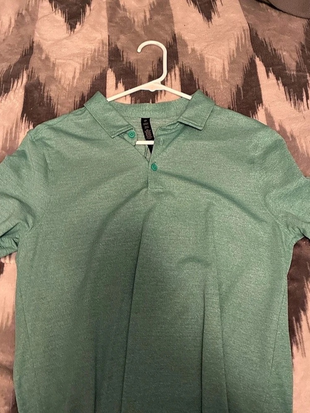 Lululemon Evolution Short-Sleeve Polo Green Medium